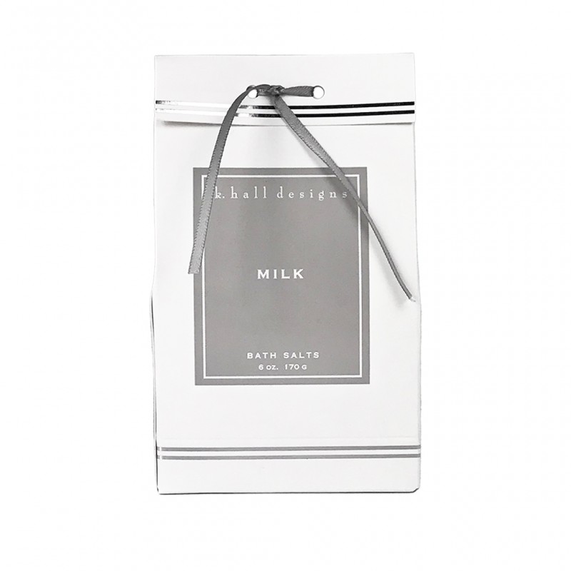 K. Hall Designs Milk 6oz Bath Salts