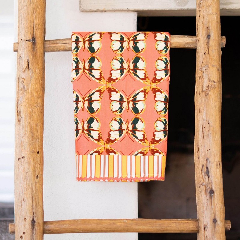 LRS Tea Towel - Butterfly Stripe