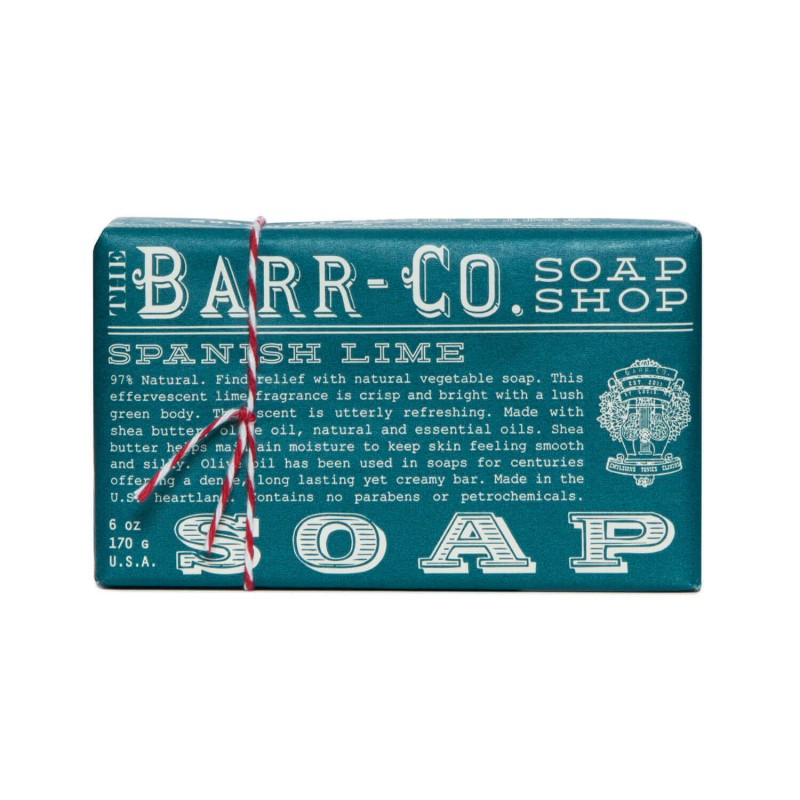 Barr-Co Soap Shop Bar Soap Spanish Lime Barr-Co Soap Shop Bar Soap Spanish Lime
