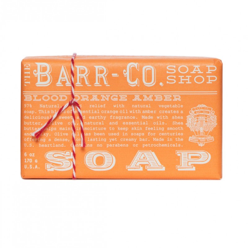 Barr-Co Soap Shop Bar Soap Blood Orange Amber