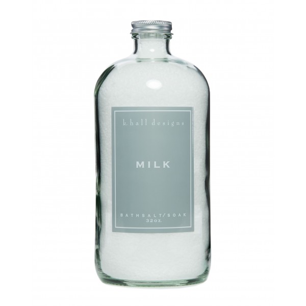 K. Hall Designs Milk 32oz Bath Soak 