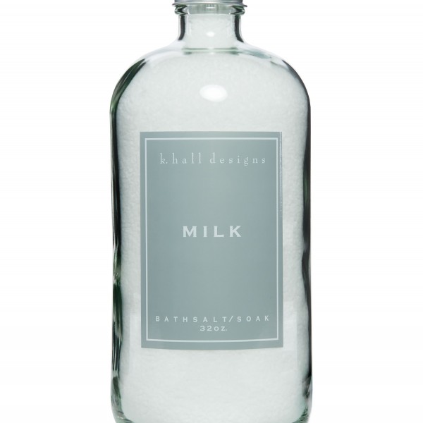 K. Hall Designs Milk 32oz Bath Soak 
