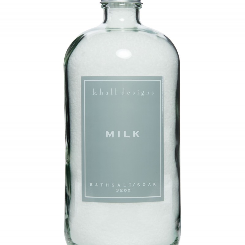 K. Hall Designs Milk 32oz Bath Soak 