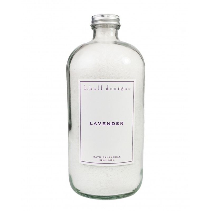 K. Hall Designs Lavender 32oz Bath Soak 