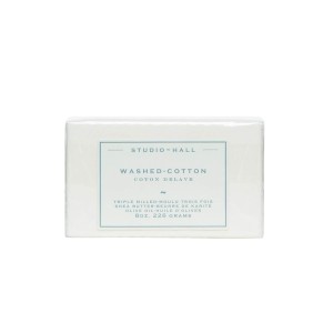 K. Hall Designs Washed Cotton 8oz Triple Milled Bar Soap