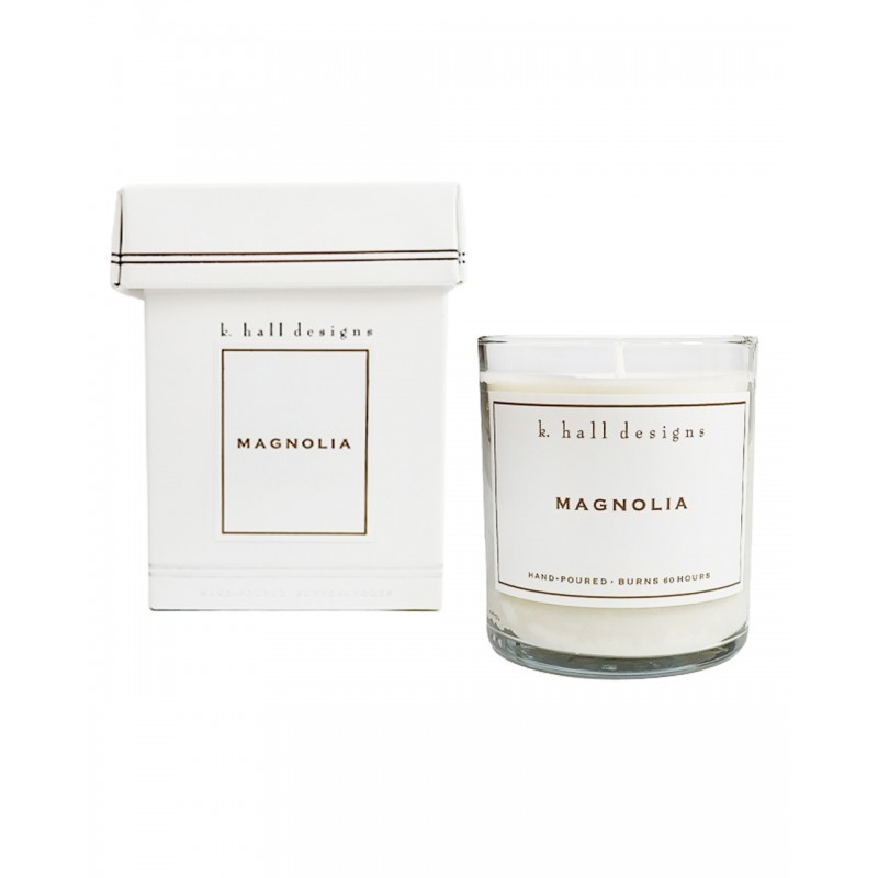 K. Hall Designs Magnolia 60 Hour Jar Candle 