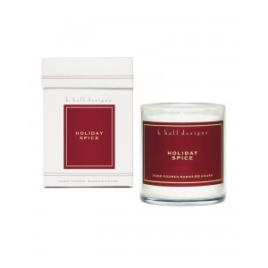 K. Hall Designs Holiday Spice 60 Hour Jar Candle 