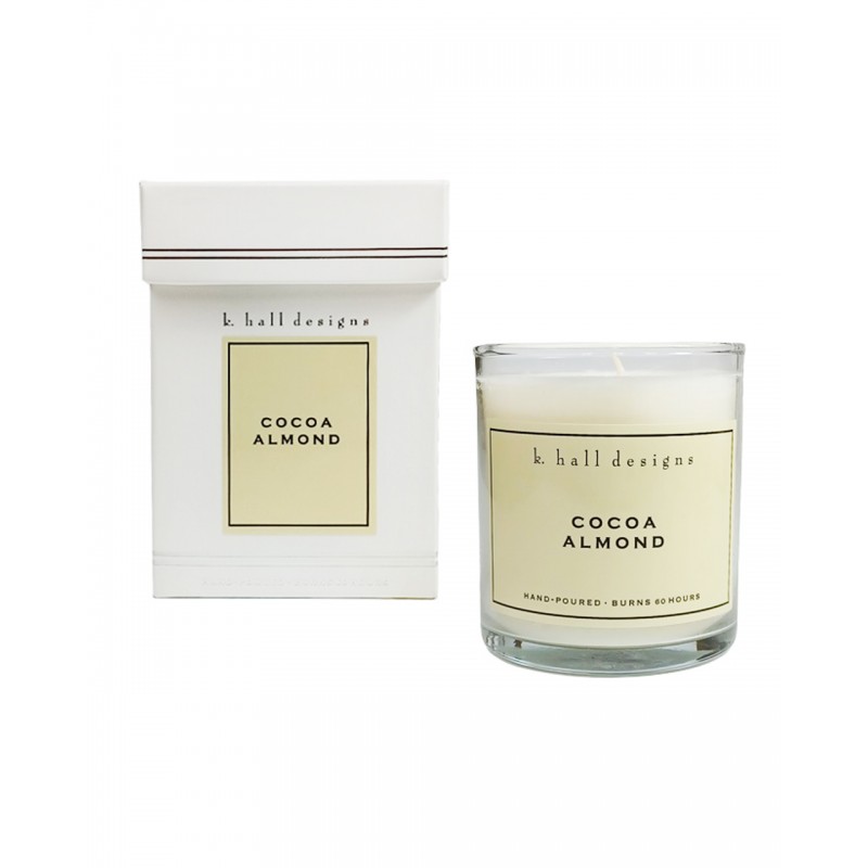 K. Hall Designs Cocoa Almond 60 Hour Jar Candle 
