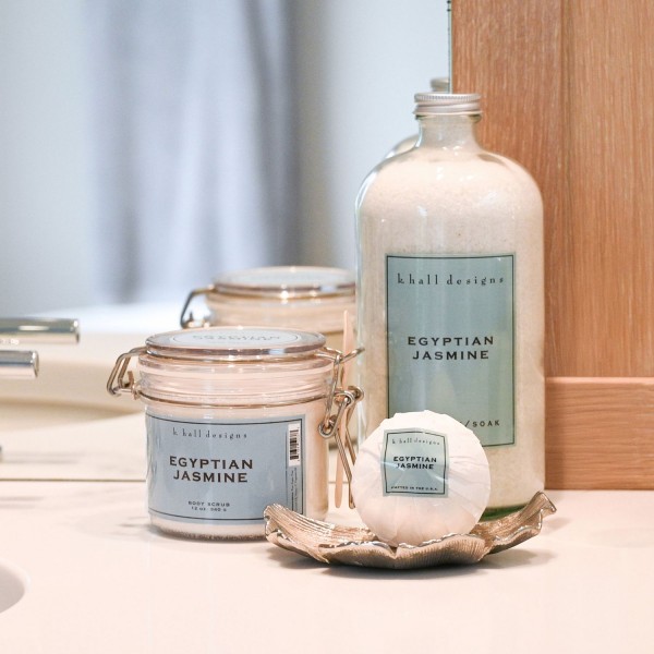 K. Hall Designs Egyptian Jasmine 32oz Bath Soak K. Hall Designs Egyptian Jasmine 32oz Bath Soak