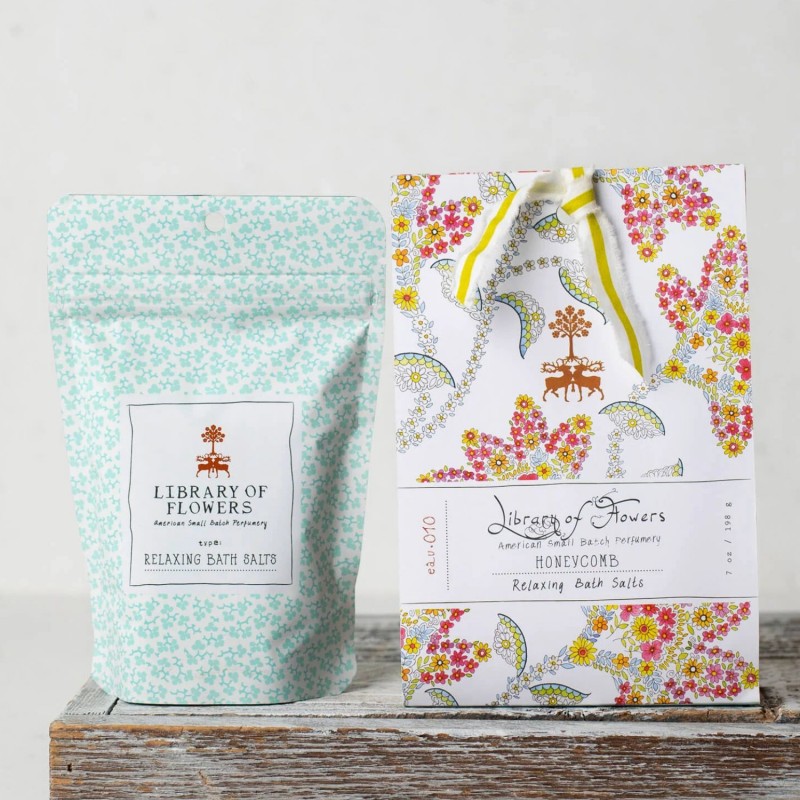 Library of Flowers Honecomb Bath Salts