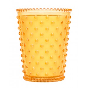 Simpatico Golden Harvest #24 Hobnail Glass Candle 