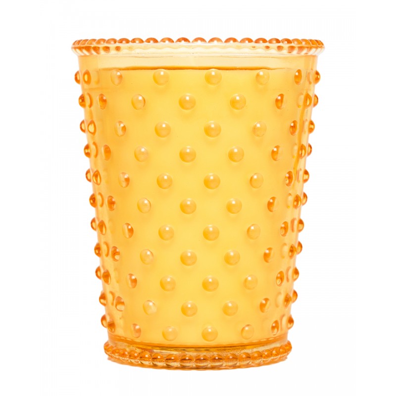 Simpatico Golden Harvest #24 Hobnail Glass Candle 