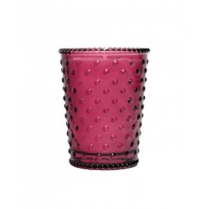 Simpatico Hobnail Votive Cranberry 