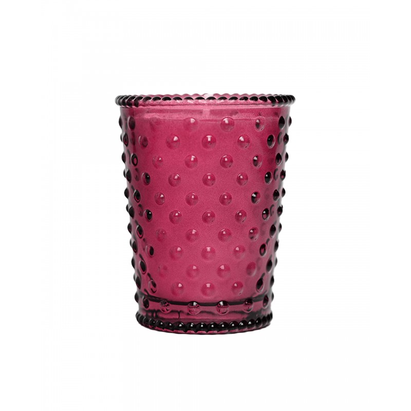 Simpatico Hobnail Votive Cranberry 