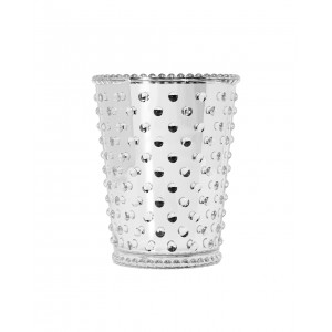 Simpatico Hobnail Votive Chrome Vanilla Bean 