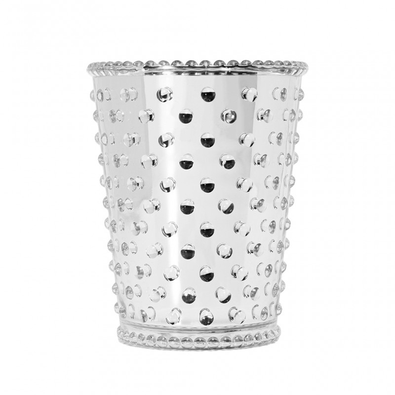 Simpatico Hobnail Votive Chrome Vanilla Bean Simpatico Hobnail Votive Chrome Vanilla Bean