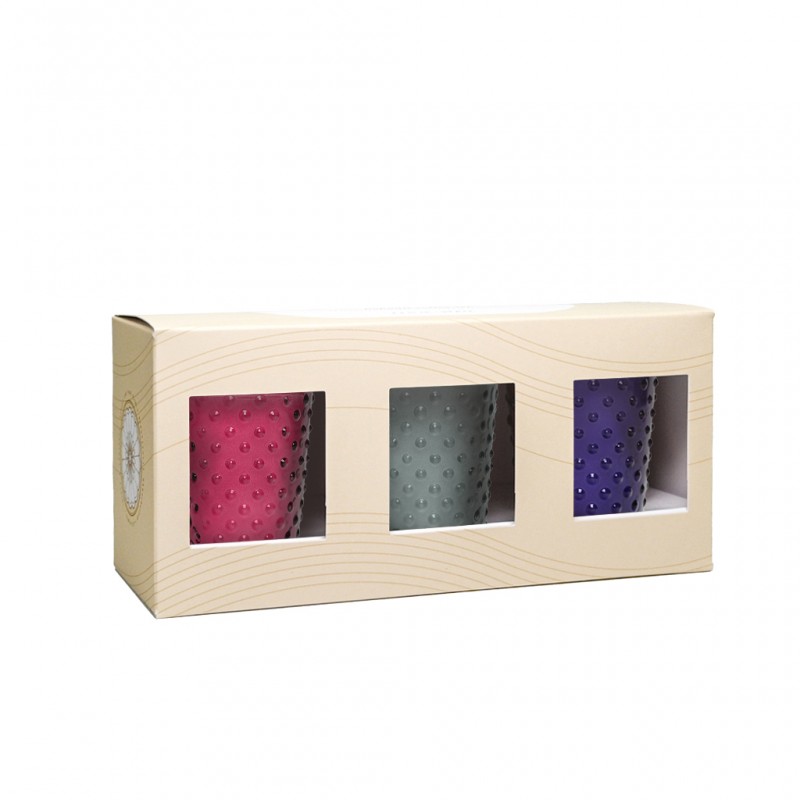 Simpatico Hobnail Votive Set Fall