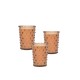 Simpatico Hobnail Votive Chestnut