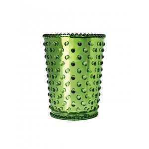 Simpatico Hobnail Votive Chrome Evergreen