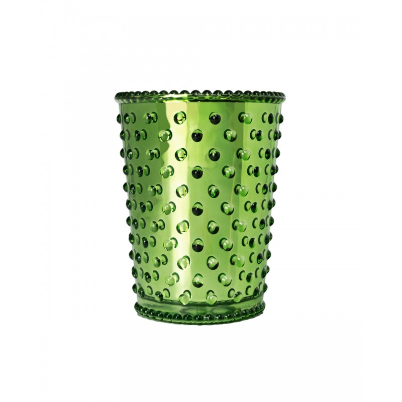 Simpatico Hobnail Votive Chrome Evergreen