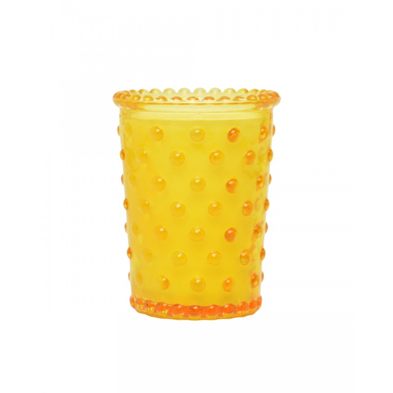 Simpatico Hobnail Votive Meyer Lemon 