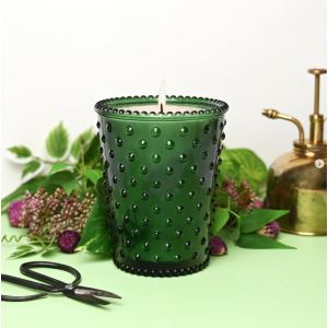 Simpatico Garden Harvest #51703 Hobnail Glass Candle 