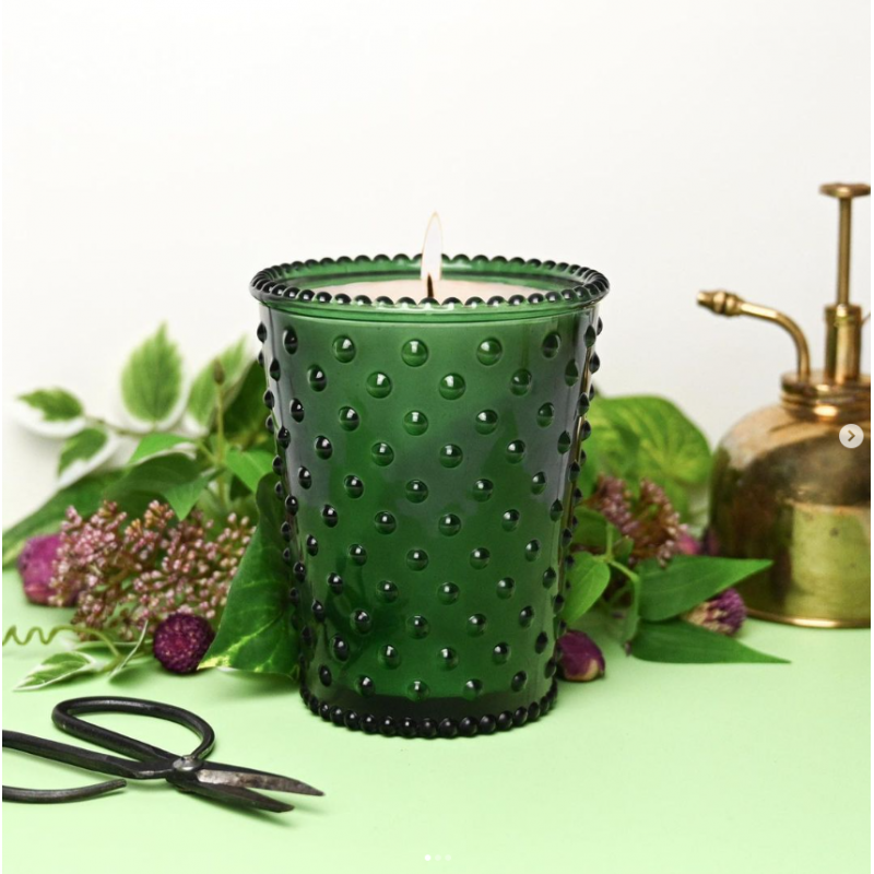 Simpatico Garden Harvest #51703 Hobnail Glass Candle 