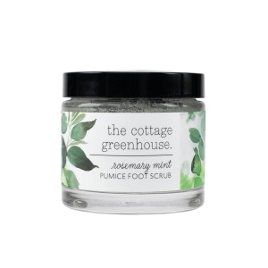The Cottage Greenhouse Rosemary Mint Pumace Foot Scrub 