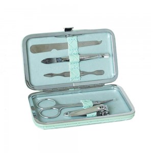 Tonic Woven Teal Manicure Set  