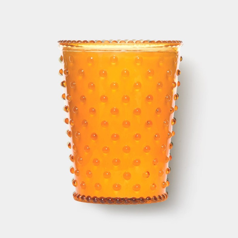 Simpatico Sicilian Orange #46 Hobnail Glass Candle Simpatico Sicilian Orange #46 Hobnail Glass Candle