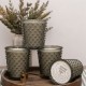 Simpatico Hidden Woods #594 Hobnail Glass Candle Simpatico Hidden Woods #594 Hobnail Glass Candle