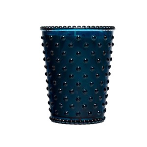 Simpatico Ambergris #72 Hobnail Glass Candle 
