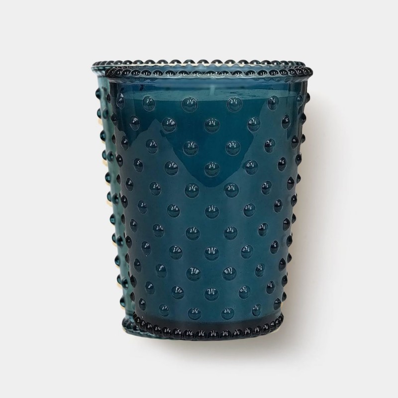 Simpatico Ambergris #72 Hobnail Glass Candle Simpatico Ambergris #72 Hobnail Glass Candle