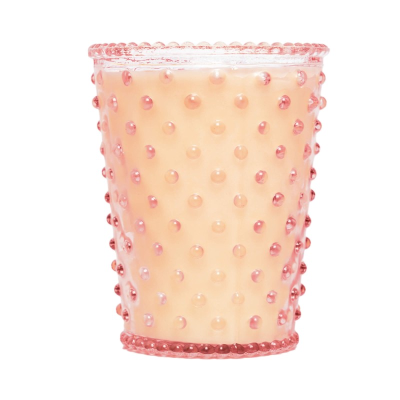 Simpatico Honeysuckle #92 Hobnail Glass Candle 