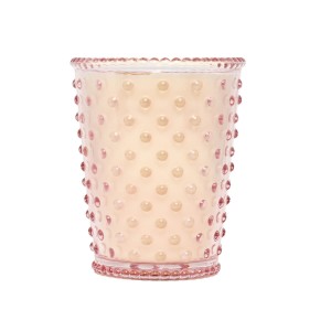 Simpatico Honeysuckle #92 Hobnail Glass Candle 