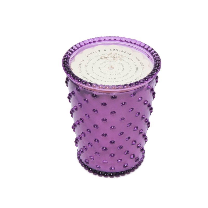 Simpatico Lilac #41 Hobnail Glass Candle Simpatico Lilac #41 Hobnail Glass Candle