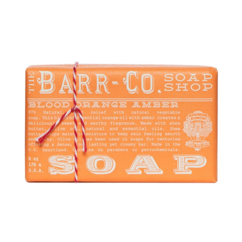 Barr-Co Soap Shop Bar Soap Blood Orange Amber Barr-Co Soap Shop Bar Soap Blood Orange Amber