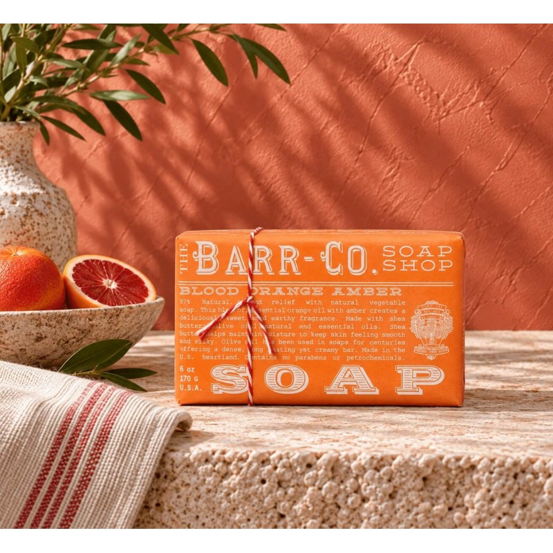 Barr-Co Soap Shop Bar Soap Blood Orange Amber