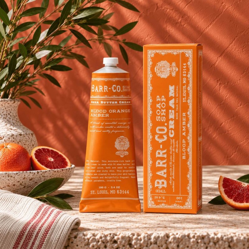 Barr-Co Soap Shop Hand Cream Blood Orange Amber Barr-Co Soap Shop Hand Cream Blood Orange Amber