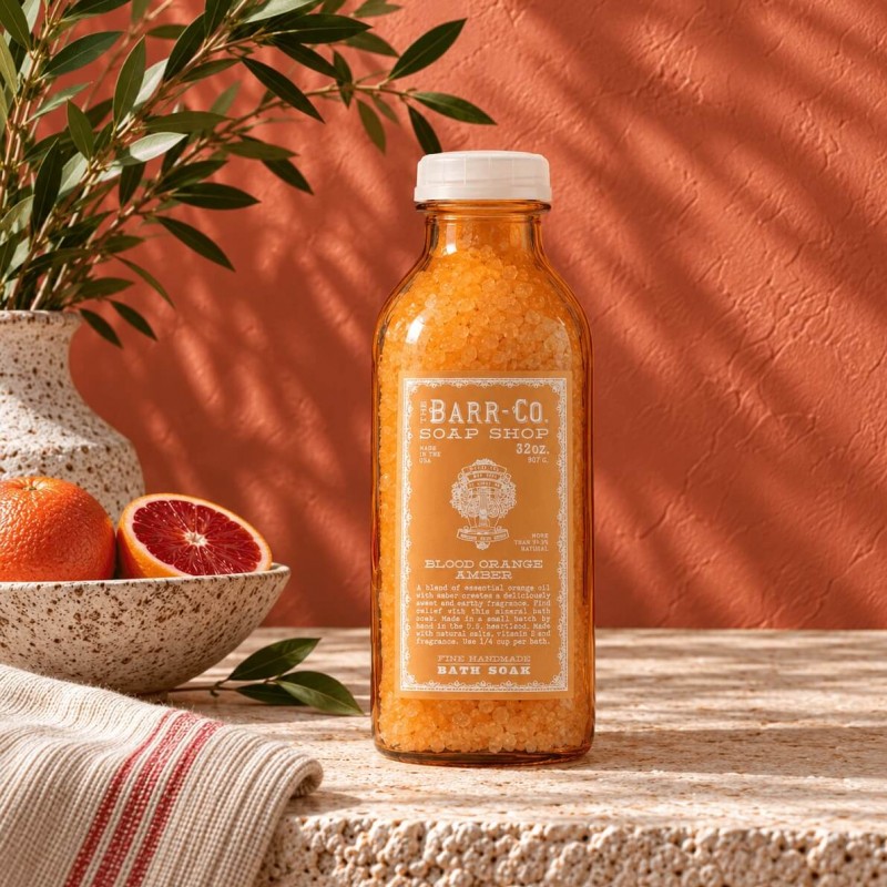 Barr-Co Soap Shop Bath Soak Blood Orange Amber