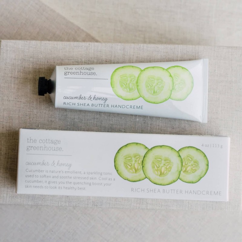 The Cottage Greenhouse Cucumber & Honey Shea Butter Handcream 