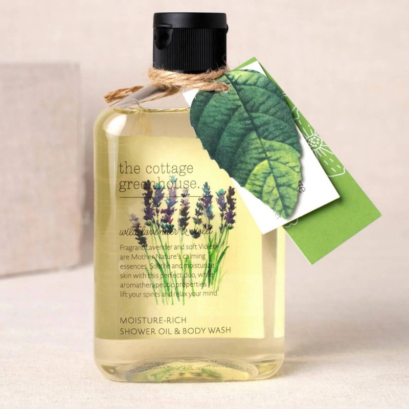 The Cottage Greenhouse Wild Lavender & Violet Body Wash