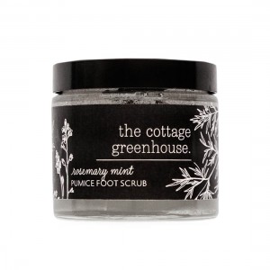 The Cottage Greenhouse Rosemary Mint Pumace Foot Scrub 
