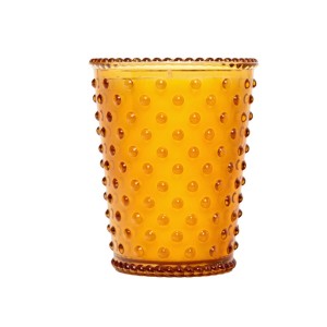 Simpatico Cedarwood Bonfire #13 Hobnail Glass Candle 