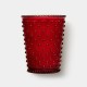 Simpatico Reindeer #29 Hobnail Glass Candle 