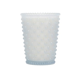 Simpatico Snow #85 Hobnail Glass Candle