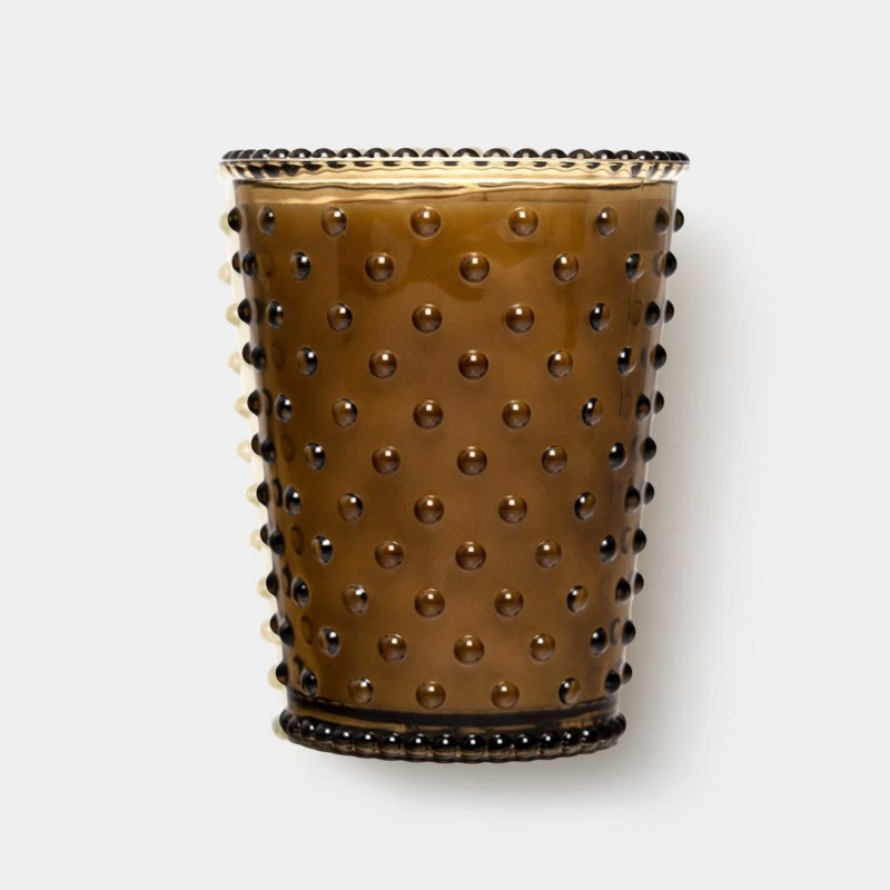 Simpatico Nutmeg #12 Hobnail Glass Candle 