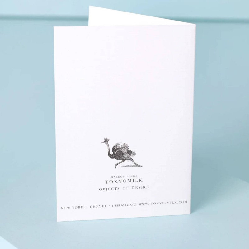 TokyoMilk Card Happy BIrthday Just A Hare Late TokyoMilk Card Happy BIrthday Just A Hare Late