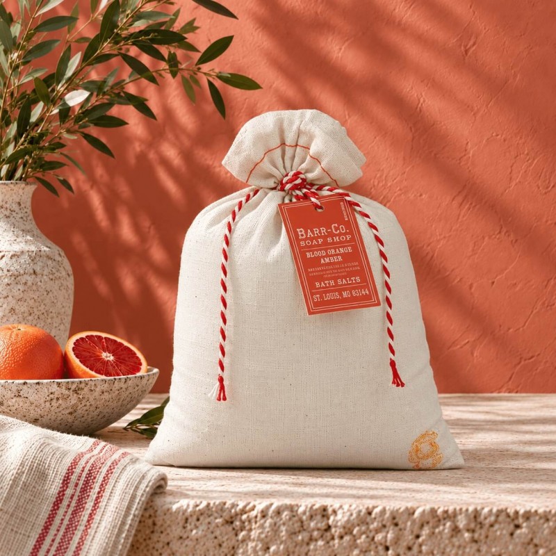 Barr-Co Soap Shop Bag of Salts Blood Orange Amber 