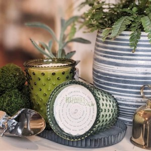 Simpatico Eucalyptus #95 Hobnail Glass Candle 